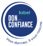 Label don en confiance bleu
