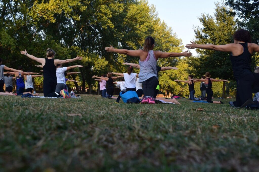 Active activity adult balance daylight enjoyment exercise field 1552709